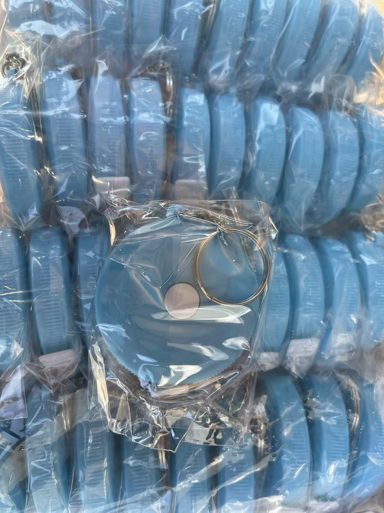 40pcs Tape Measures with keychain BLUE $1/pcs