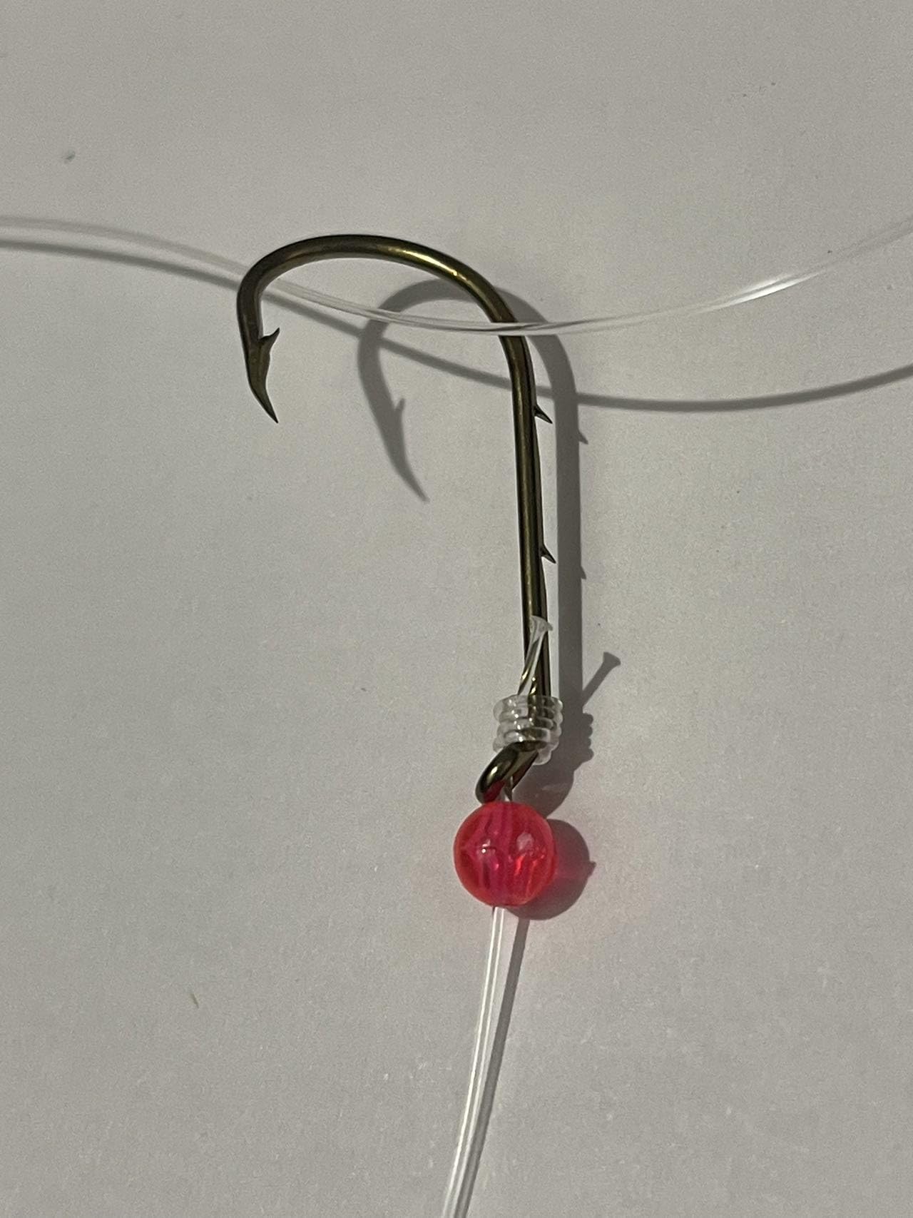 PESCALOX 10Packs Porgy rig Fluorocarbon Leader Porgy scup (Baitholder Hook #2/0)